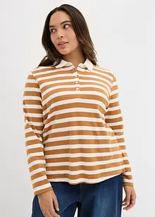 Triko polo z těžké organické bavlny, bonprix