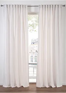 Záclona z recyklovaného materiálu (2 ks v balení), bonprix