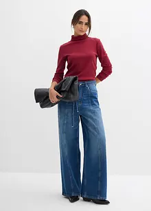 Triko s rolákem, z čisté bavlny, bonprix