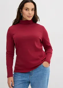 Triko s rolákem, z čisté bavlny, bonprix