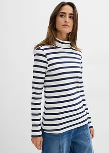 Triko s rolákem, z čisté bavlny, bonprix