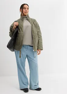 Mikina se stojáčkem, z materiálu scuba, bonprix