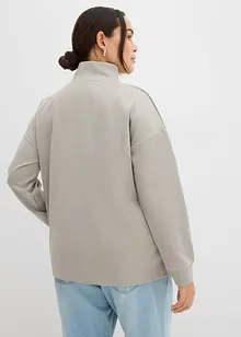 Mikina se stojáčkem, z materiálu scuba, bonprix