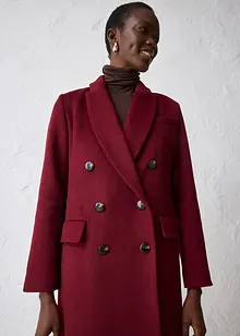 Blejzrový kabát z měkké vlněné směsi, bonprix