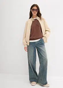 Bunda z umělé velurové kůže, bonprix