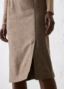 Pouzdrová sukně s vlnou, bonprix