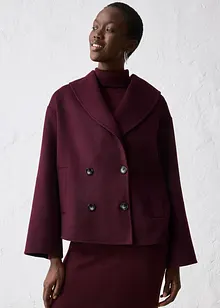 Kabátek z měkké vlněné směsi, bonprix