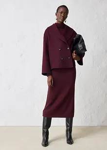 Kabátek z měkké vlněné směsi, bonprix