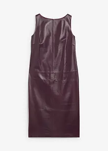 Kožené šaty z napa jehnětiny, bonprix