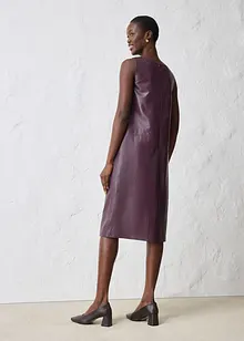 Kožené šaty z napa jehnětiny, bonprix