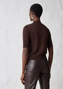 Svetr s rolákovým límcem z měkké vlněné směsi, bonprix