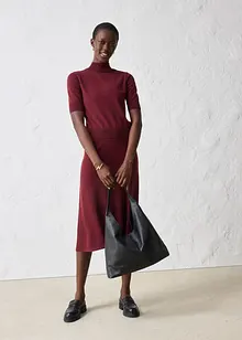 Svetr s rolákovým límcem z měkké vlněné směsi, bonprix