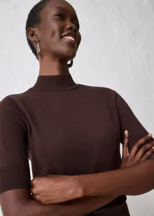 Svetr s rolákovým límcem z měkké vlněné směsi, bonprix