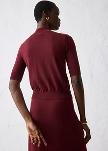 Svetr s rolákovým límcem z měkké vlněné směsi, bonprix