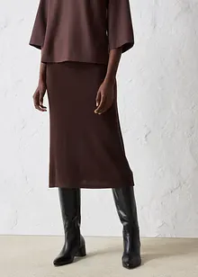 Pletená sukně z měkké vlněné směsi, bonprix