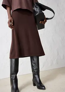 Pletená sukně z měkké vlněné směsi, bonprix