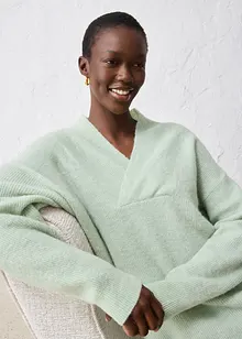 Svetr z hřejivé směsi s alpakou, bonprix