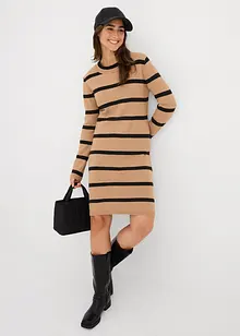 Přiléhavé pletené šaty, bonprix