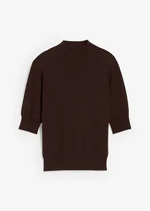 Svetr s rolákovým límcem z měkké vlněné směsi, bonprix