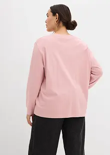 Tričko s dlouhým rukávem, z čisté organické bavlny, bonprix