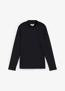 Tričko s dlouhým rukávem a stojáčkem, s recyklovaným polyamidem, bonprix