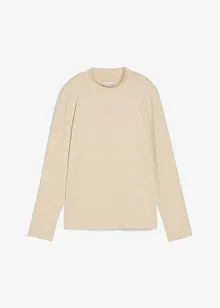 Tričko s dlouhým rukávem a stojáčkem, s recyklovaným polyamidem, bonprix