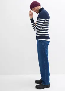 Svetr s límečkem na zip, Regular Fit, bonprix