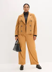 Krátký kabátek s vlněným vzhledem, bonprix