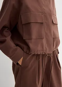 Krátká podzimní/jarní bunda z viskózové směsi, bonprix