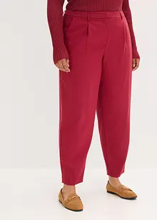 Látkové kalhoty ve střihu Barrel, bonprix