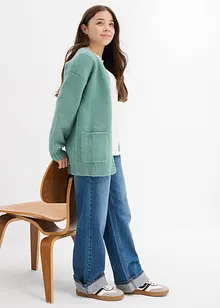 Triko s dlouhým rukávem, z čisté organické bavlny, bonprix