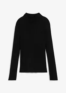 Žebrované triko z viskózové směsi, bonprix