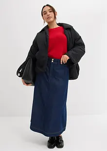 Džínová midi sukně, bonprix