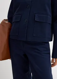 Krátká bunda na podzim/jaro, z elastické směsi s organickou bavlnou, bonprix