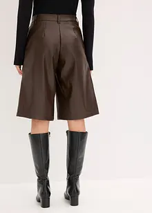 Bermudy z umělé kůže, bonprix