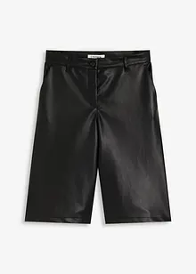 Bermudy z umělé kůže, bonprix