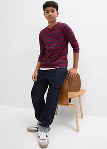 Henley triko z čisté organické bavlny (2 ks v balení), bonprix