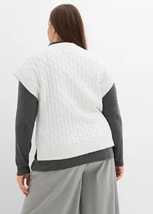 Vesta s copánkovým vzorem, bonprix