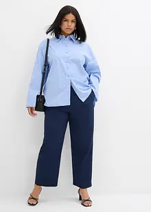 Košilová halenka z čisté bavlny, bonprix