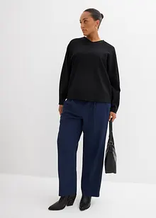 Tričko s dlouhým rukávem z pohodlného Punto di Roma, bonprix