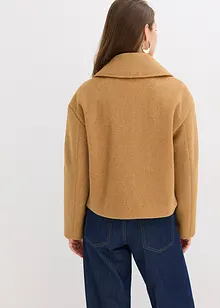 Bunda na přechodné období ve vlněném vzhledu, bonprix