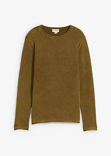 Svetr se sepraným vzhledem, Slim Fit, bonprix