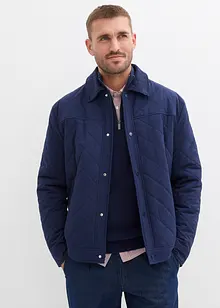 Prošívaná bunda s manšestrovým límcem, bonprix