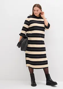 Úpletové šaty z čisté bavlny, bonprix