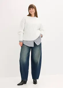 Svetr s copánkovým vzorem, bonprix