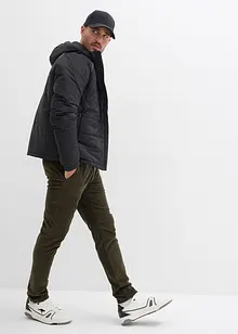 Vatovaná prošívaná bunda s kapucí, bonprix