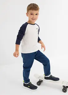 Triko s dlouhými raglánovými rukávy, z čisté organické bavlny, bonprix