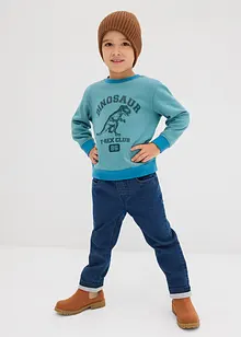 Mikina z měkké bavlněné směsi, bonprix