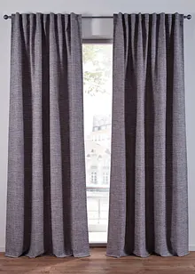 Neprůhledný závěs s melírovanou strukturou (1 ks v balení), bonprix