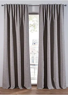 Zastiňující závěs s tkanou strukturou (1 ks v balení), bonprix